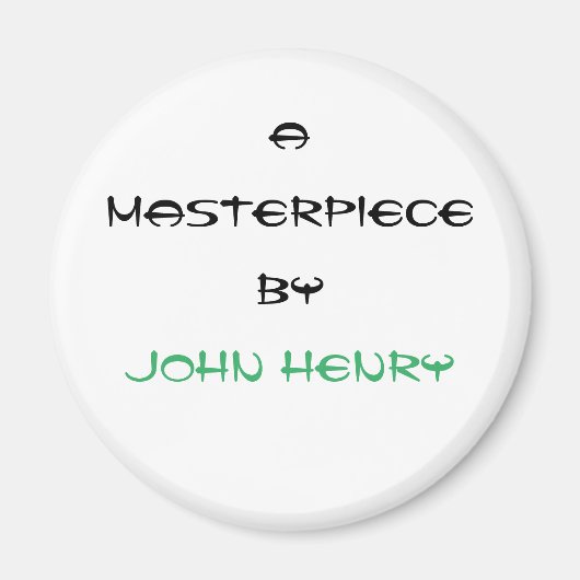 Masterstuk Magnet Hanger Magneet (Voorkant)