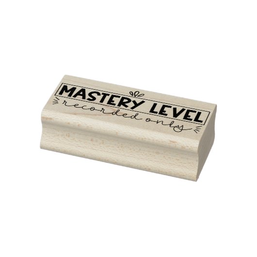 Mastery Level Alleen opgenomen docent Stamp Rubberstempel (Stempel)