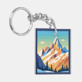 mastiekgebergte sleutelhanger (Voorkant Links)