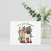 Mastiff 2 "Tis Feestdagenkaart (Staand voorkant)