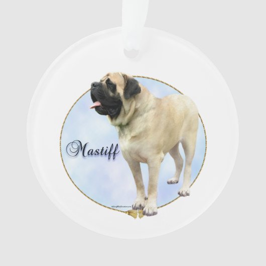 Mastiff Acryl Ornament (voorkant)
