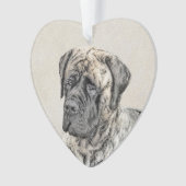 Mastiff anglais (Brindle) Peinture - Chien Art (devant)