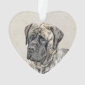 Mastiff anglais (Brindle) Peinture - Chien Art (dos)