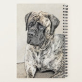 Mastiff anglais (Brindle) Peinture - Chien Art (Dos)