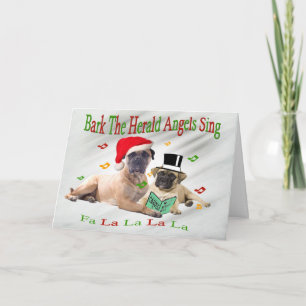 Mastiff Bark Herald Angels Zing Kaarten