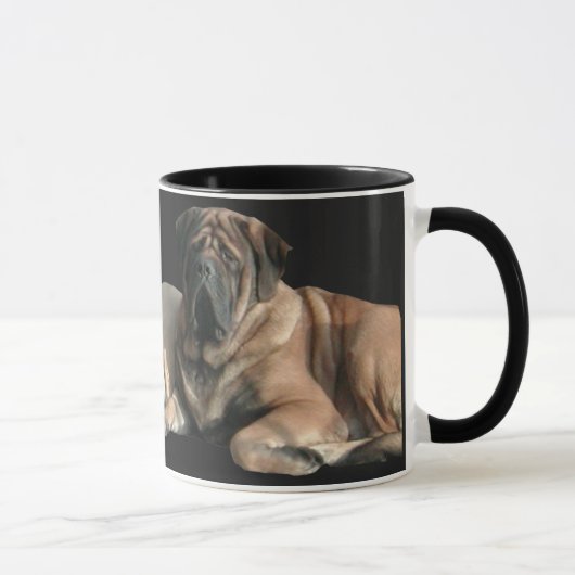 Mastiff beste Freunde Mok (Rechts)
