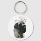 Mastiff (brindle) Pap 2 Sleutelhanger (Achterkant)