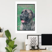 Mastiff Brindle Poster (Thuiskantoor)