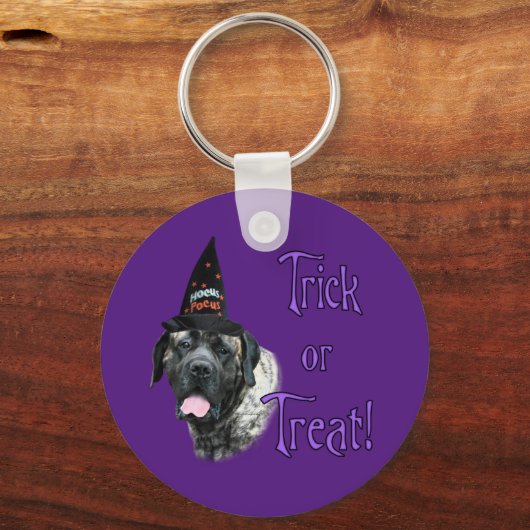 Mastiff (brindle) truc sleutelhanger (Achterkant)