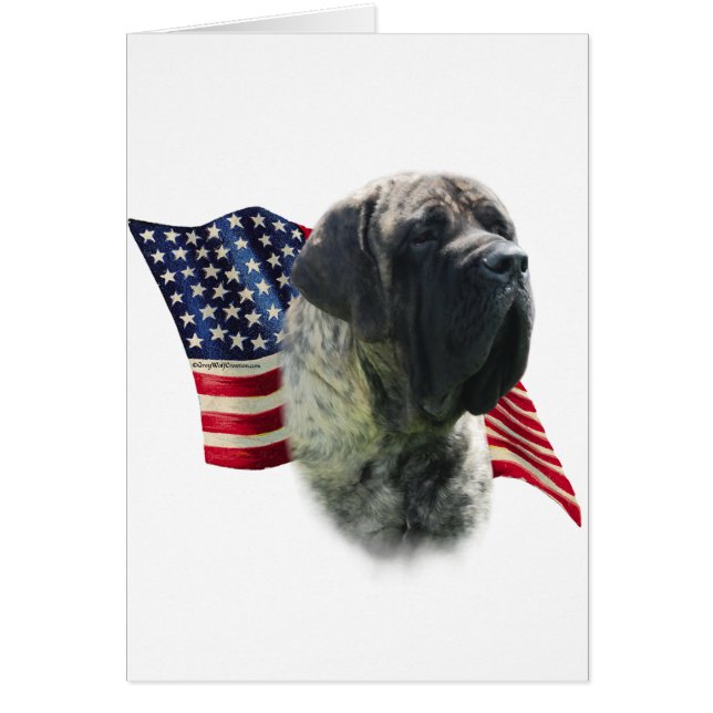 Mastiff (brindle) Vlag (Voorkant)