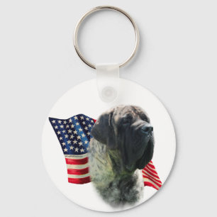 Mastiff (brindle) Vlag Sleutelhanger