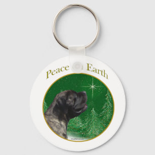 Mastiff (brindle) Vrede Sleutelhanger