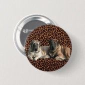 Mastiff-Button Ronde Button 5,7 Cm (Voorkant /achterkant)