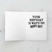 MASTIFF CHIEN CARTE D'ANNIVERSAIRE (Intérieur)