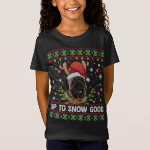 Mastiff Chien Reindeer Vilain Sweat de Noël
