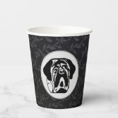 Mastiff Dein Bild dein Logo Molosser Pappbecher Papieren Bekers (Achterkant)