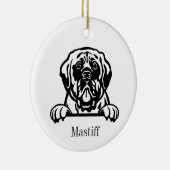 Mastiff dog ornamenten (Rechts)