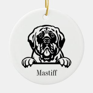 Mastiff dog ornamenten