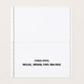 Mastiff Doggone Bonne Carte de vacances (Inside Unfolded)