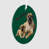 Mastiff Dogues anglais Noël (devant)