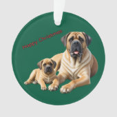 Mastiff Dogues anglais Noël (devant)