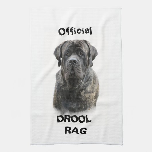 Mastiff Drool Rag Theedoek (Verticaal)