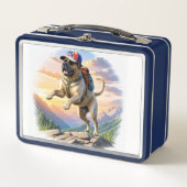 Mastiff englische Dogge im Urlaub im Gebirge (Voorkant)