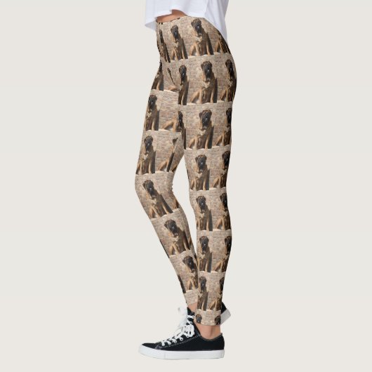 Mastiff englische Dogge Leggings (Links)
