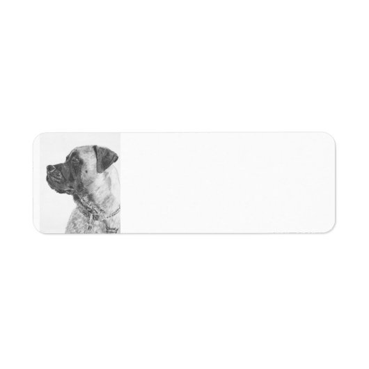 Mastiff Etiket (Voorkant)