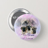 Mastiff Eyes of Love Button (Voorkant /achterkant)