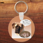 Mastiff (Fawn) Turkije Sleutelhanger (Voorkant)