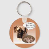 Mastiff (Fawn) Turkije Sleutelhanger (Achterkant)