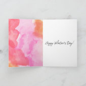 Mastiff française rose Valentine's Day carte cadea (Intérieur)