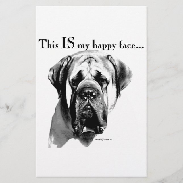 Mastiff Happy Face (Voorkant)