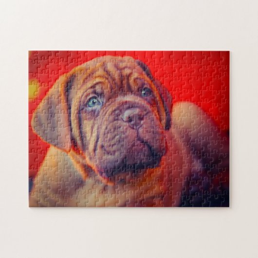Mastiff-hond. Legpuzzel (Horizontaal)