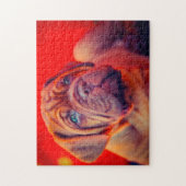 Mastiff-hond. Legpuzzel (Verticaal)