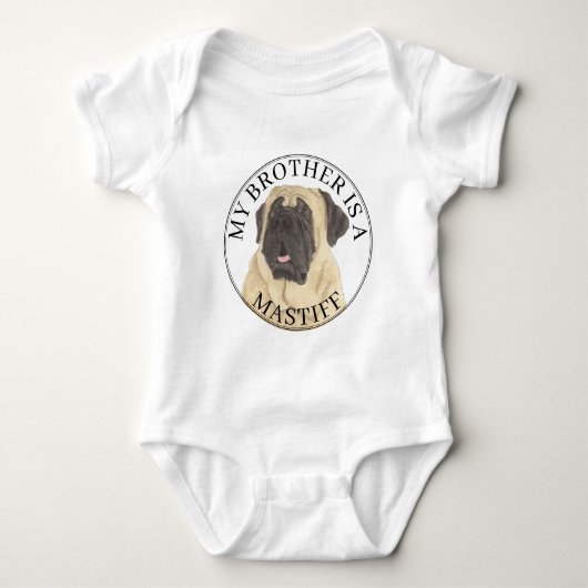Mastiff hond romper (Voorkant)