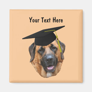 Mastiff in gradup Funny Dog Magnet Magneet