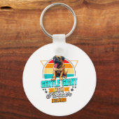 Mastiff Lover Funny Mastiff Dog Retro  Sleutelhanger (Voorkant)
