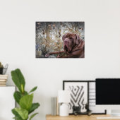 Mastiff met klein konijnenPoster Poster (Thuiskantoor)