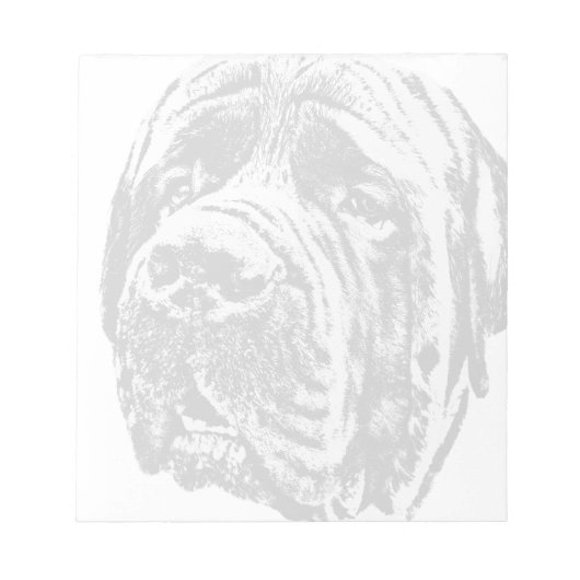 Mastiff Notitieblok (Voorkant)