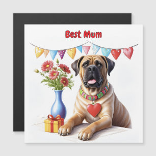 Mastiff op een feest