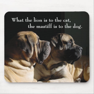 Mastiff Pair Mousepad Muismat