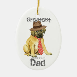 Mastiff Papa Ornement