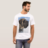 Mastiff-profiel T-Shirt (Voorkant volledig)