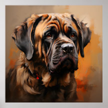 Mastiff Realisme Kunst Portret