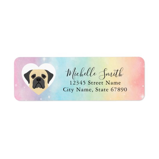 Mastiff Return Address Labels (Voorkant)