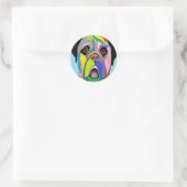 Mastiff Ronde Sticker (Tas)