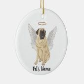 Mastiff Sympathie Memorial Keramisch Ornament (Rechts)