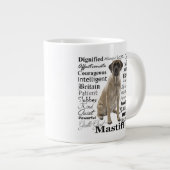 Mastiff Traits Jumbo Mok (Voorkant rechts)